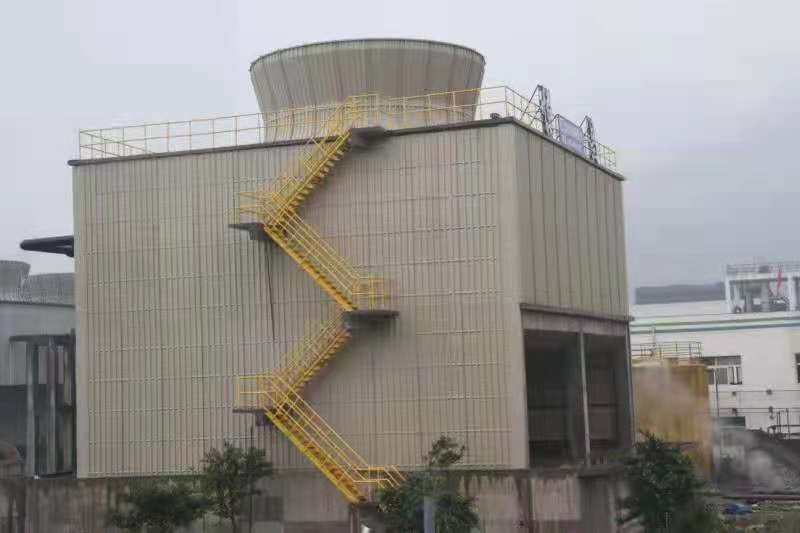 重慶天原化工廠混泥土冷卻塔案例